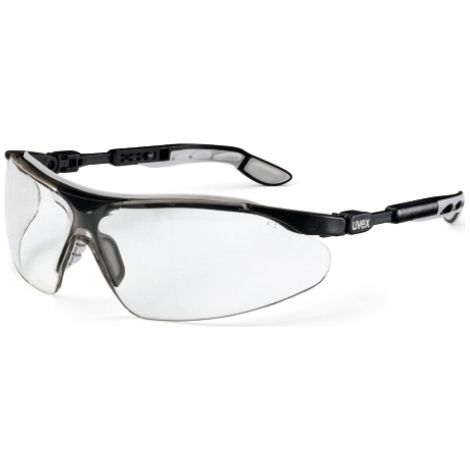 Bügelschutzbrille i-vo farblos Gestell schwarz-grau (1/2)