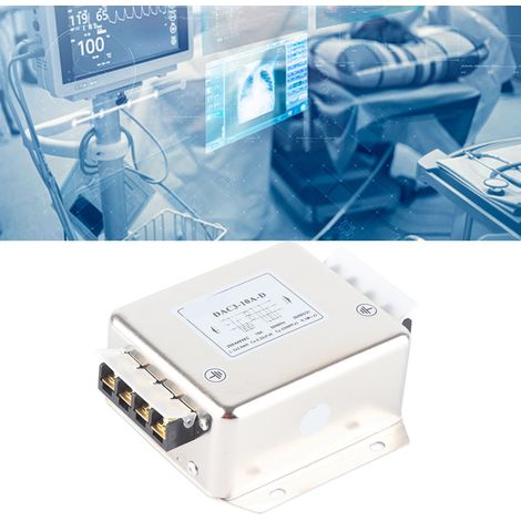 Dreiphasen-Dreileiter-DAC3-Filter, 250/440 V Wechselstrom, 50/60 Hz, 10 A (1/5)