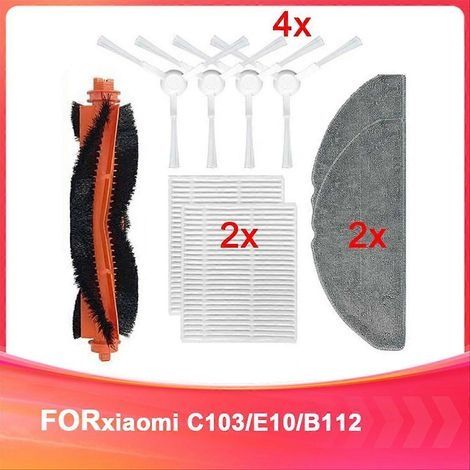Accessoires pour robot aspirateur et laveur Xiaomi C103/E10/B112 3C (version améliorée) : brosse latérale F (1/5)
