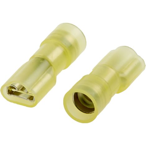 Cosse faston RS PRO, Isolé, Jaune
