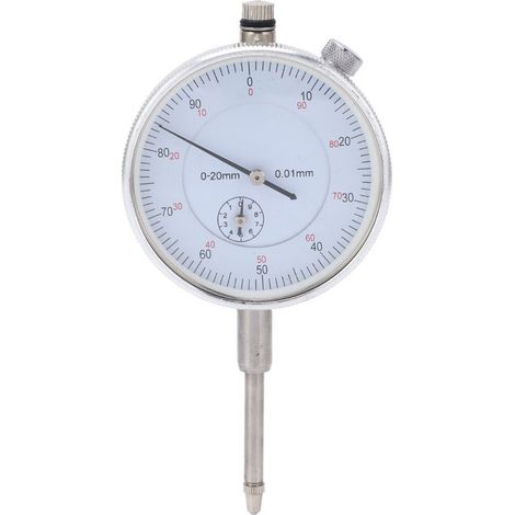 Mechanische Messuhr, hochpräzise Messuhr für Instrumentenmessung, 0–20 mm (1/4)