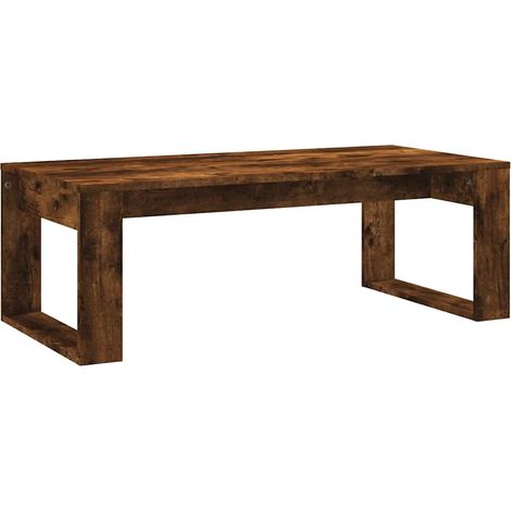 Maison Exclusive - Couchtisch Räuchereiche 102x50x35 cm Holzwerks (1/5)