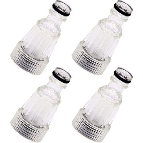 4 Pièces Filtres de l'eau pour Nettoyeur Haute Pression, Filtre à Eau pour Tuyau d'arrosage, Pompe, Jardin, Accessoires pour Nettoyeurs Haute Pression