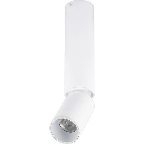 Lampada da soffitto faretto da soffitto lampada da sala da pranzo lampada da soggiorno lampada da cucina, alluminio bianco, spot mobile, 1x LED 8W 502Lm 3000K bianco caldo, H 23 cm (1/5)