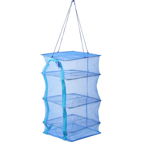 Égouttoir suspendu pliable en filet, cage anti-mouches, sac de transport pour aliments secs (35 cm) (1/5)