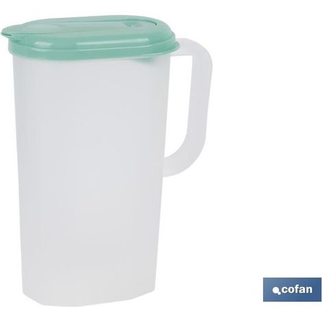 Carafe d'eau 2L verte modèle source