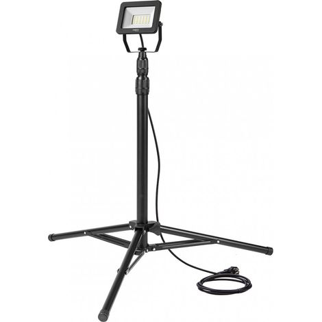 Faretto singolo da 30W SMD LED, 2550lm, 230V, su stativo da 1,8 m (1/5)