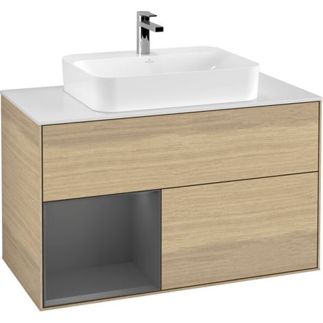 Villeroy & Boch G361GKPC Meuble sous-lavabo Finion G36 (1/2)