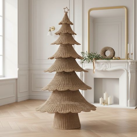 Albero di natale decorativo in juta naturale "Yellowstone" -Naturale / 90 cm (1/5)