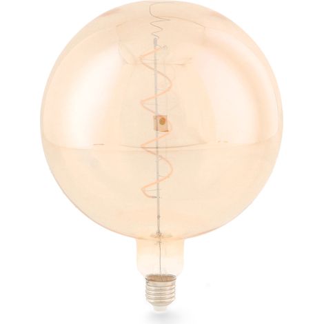 Bombilla LED Filamento Espiral E27 G200 4W Ambre - Ledme - LM8572 (1/2)