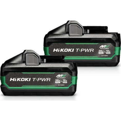HIKOKI Pack 2 batteries MultiVolt - BSL3640MVT - 36V 4,0Ah et 18V 8Ah
