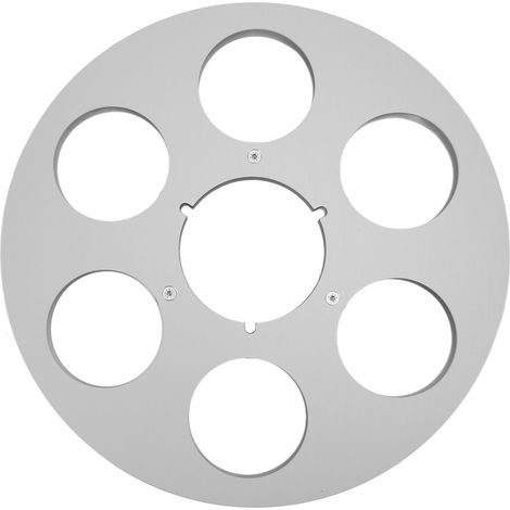Universelle 6-Loch-Bandspule aus Aluminiumlegierung, 1/4 10,5 Zoll für Maxell-, Zonal-, Studer- und Nagra-Bänder.