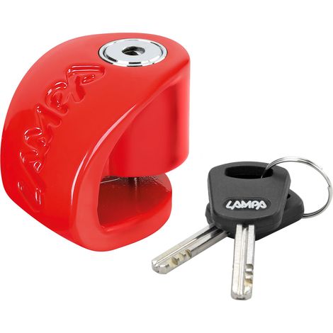Stone XS, lucchetto bloccadisco - Perno Ø 5,5 mm - Rosso (1/3)