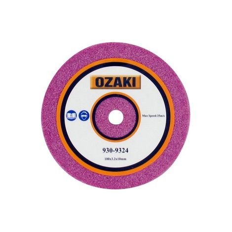 Meule d'affûtage pour OZAKI Mini PRO – Pierre à aiguiser pour acier et inox – Coupe nette sans éclat – Usage professionnel