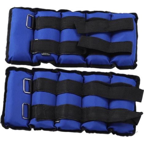 Poids de cheville et de poignet - V GEBY - 5 kg - Ajustable - Nylon - Fitness (1/4)