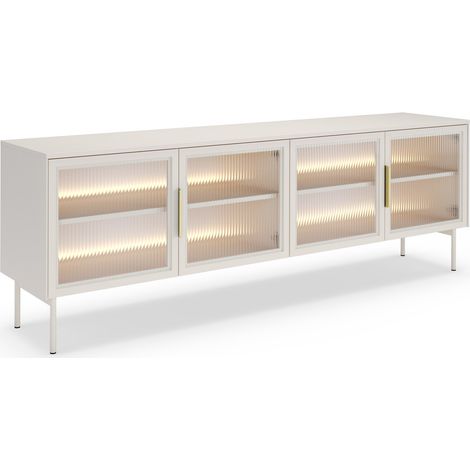 Selsey Lumi - Meuble TV à 4 portes - 181 cm - Grėge (1/5)