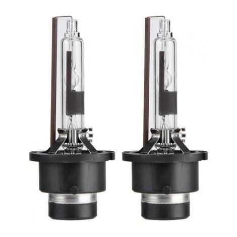 CHOYCLIT 2pcs D2R 6000K 35W Ampoules De Remplacement De Phare De Lampe Au Xénon De Voiture