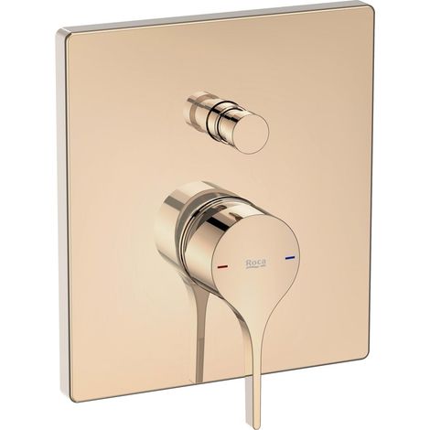 ROCA A5A0B3ARG0 INSIGNIA Grifo Monomando Empotrable para Baño-Ducha Oro Rosa - ref: A5A0B3ARG0 (1/2)