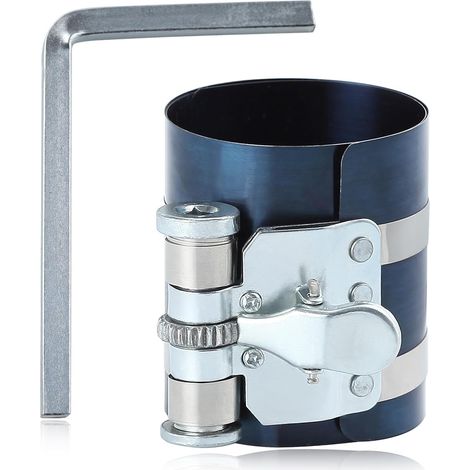 3 pouces anneau de Piston outil de compresseur cliquet ajustable anneau de Piston outil d’installation pinces à anneau de Piston plage de Compression réglable 2.4"-6" (1/5)