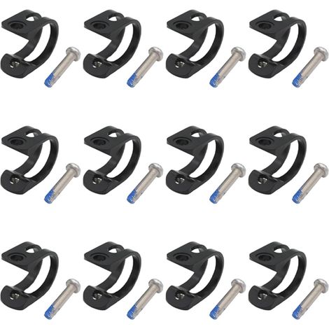 12 PièCes Pince de Levier de Frein de VéLo Boulon en Acier Inoxydable Anneau de Serrage de Levier de Frein de VéLo pour E7 E9 X0 Guide R Code (1/5)