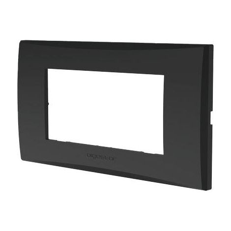 PLACCA COPRIFRUTTI AVP - NERO POSTI 4 MM 140X85- 8 pezzi