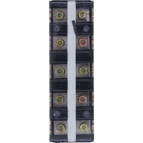 1 unité Borne de Distribution 100A 600V Type Fixe TC Double Rangée en Cuivre Rouge pour Tableau Électrique (1/5)