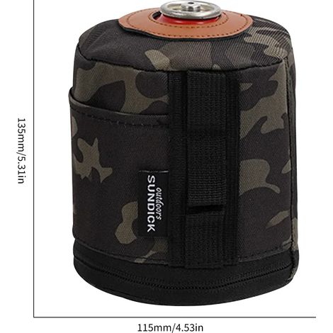 Housse de protection pour cartouche de gaz de camping 230/450 g, étui pour bouteille de gaz, matériel de barbecue, de pique-nique et de camping, réchauds portables (1/5)