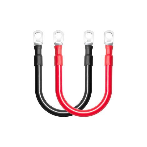 Câble de connexion batterie 2 AWG – Faisceau cuivre pur 35 mm² – Pour panneau solaire, camping-car ou couplage de batteries (1/5)