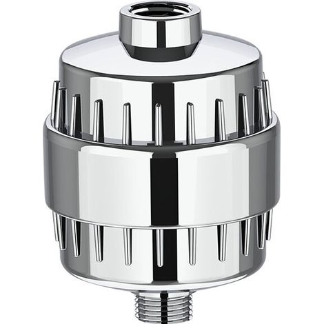 34-Stage Shower Filter with Vitamin C for Hard Water – Water Softener Shower Head Filter with Replaceable Multi-Stage Filter Cartridge to Remove Chlorine and Heavy Metals
