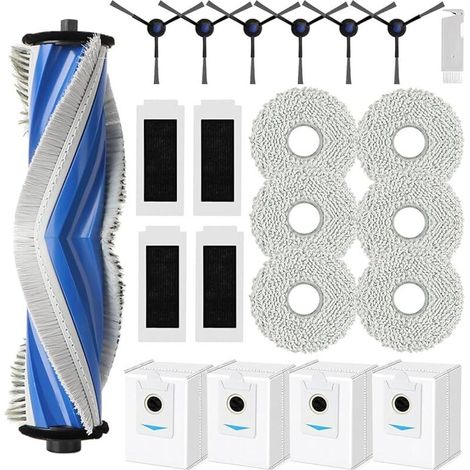 Repuestos para aspiradora ECOVACS DEEBOT T30S/ T30S Pro, kit de accesorios que incluye 1 cepillo principal y 4 filtros (1/5)