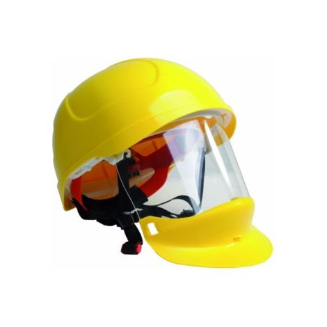Casco y visor de poliamida de alto impacto IRUDEK Protection Secra I  Blanco (1/2)