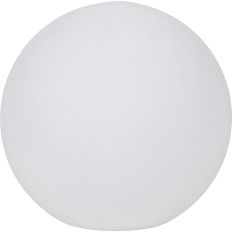 Boule lumineuse jardin blanche 50cm E27 20W Kanlux (1/5)