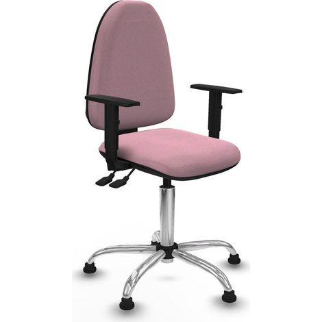 Piqueras y Crespo B1D05RT Chaise de bureau rose ergonomique (1/3)