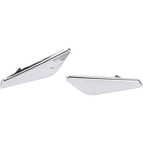 Ensemble de 2 baguettes chromées pour ailes avant (51117338569) adaptées aux modèles BMW X3, X4, F25, F26 (2013-2017). (1/5)