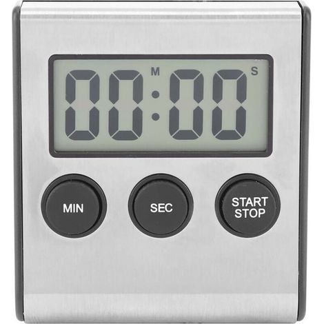 Eosnow Minuterie numérique à gros chiffres et grand écran LCD, minuterie de cuisson murale pour la maison de Kithcen (1/4)