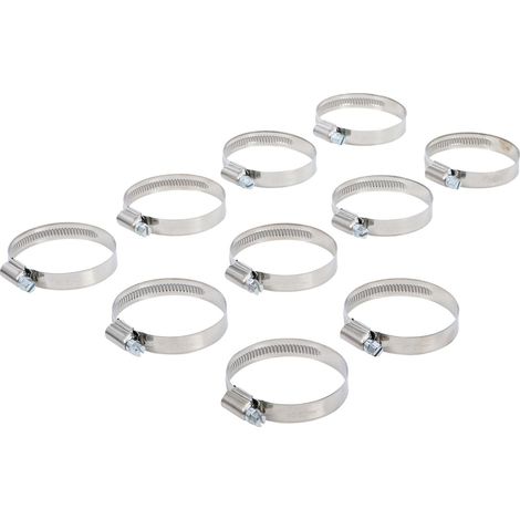 Collier de durite en inox bgs technic - dtail : 40 x 60
