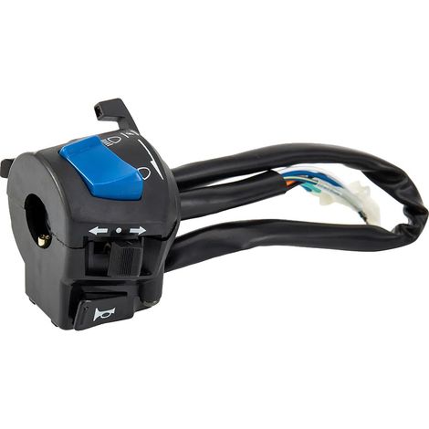 Interruptor para motocicleta, compatibilidad universal, construcción duradera, lado izquierdo (1/2)