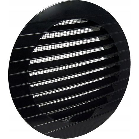 Dospel Grille de ventilation Império 125 mm - Graphite - Design moderne - Installation facile (1/3)