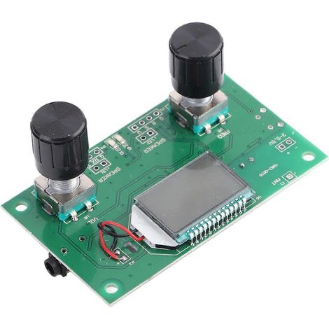 Digitales Radioempfängermodul, Stereo-Funkmodul FM mit LCD-Display, 50 Hz–18 kHz
