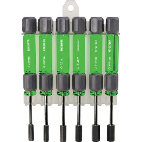Engineer DK-14 - Set di cacciaviti, colore: Verde (1/5)