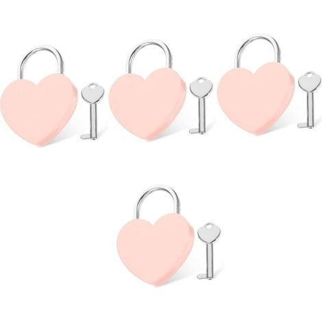 Locks with Rhinestone Keys and Decoration (1/5)