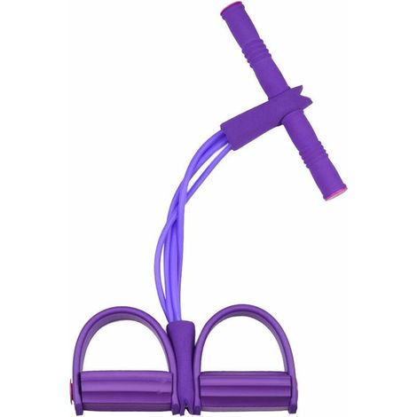4 Tubes Exerciseur Multifonction Jambe, Sit-up Bodybuilding Expander, Pédale de Traction pour Yoga, Musculation, Fitness, Pull-ups, Craquements, etc (1/5)