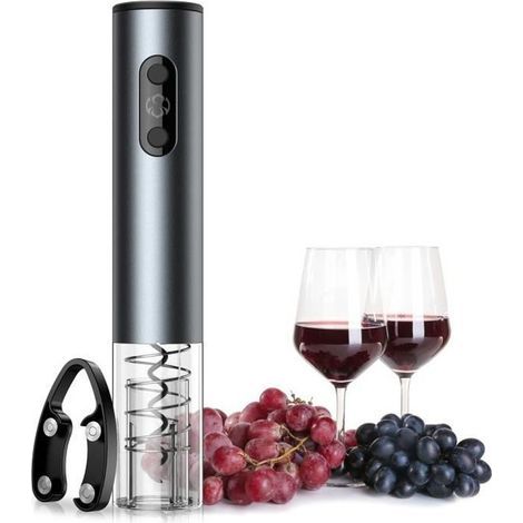 HONORNIC - Ouvre-Bouteille Automatique, Tire Bouchon Électrique, ave Coupe-Capsule