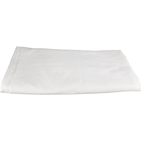 Couette en coton unie élégante, motif brodé en Tencel, couette d'été rafraîchissante blanche, 1 housse de couette 245x250 cm (1/5)