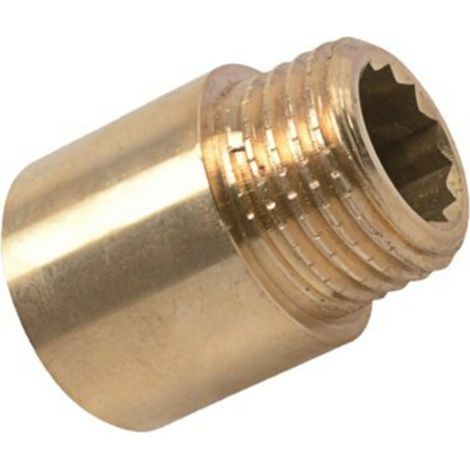 KIRCHHOFF MS Hahnverlängerung, blank, 1/2" x 20 mm (1/2)