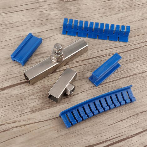 Kit de réparation de bosses voiture, outil de débosselage bleu, extracteur de tôle pour carrosserie (1/4)