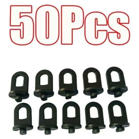 Packung mit 50 Kunststoff-Gewächshausclips
