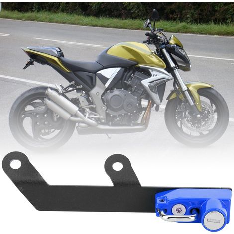 Motorradhelmschloss aus Aluminiumlegierung, Diebstahlsicherung, passend für Honda CB1000R (2008–2016), Blau (1/5)