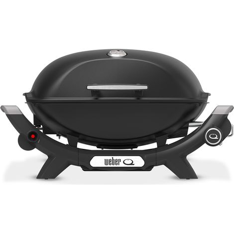 Weber – Barbecue à gaz 1 brûleur en acier inoxydable – Cuve en fonte d'aluminium – Grille en fonte émaillée – Allumage Piezo – Ventilation Tri-Directionnelle