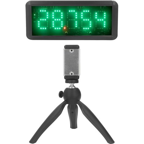 Minuteur Laser Sans Fil à Piles, Chronomètre de Course pour Vélo, Patinage, Moto – Horloge d'Entraînement de Vitesse, Prise UE 100-240V (1/5)